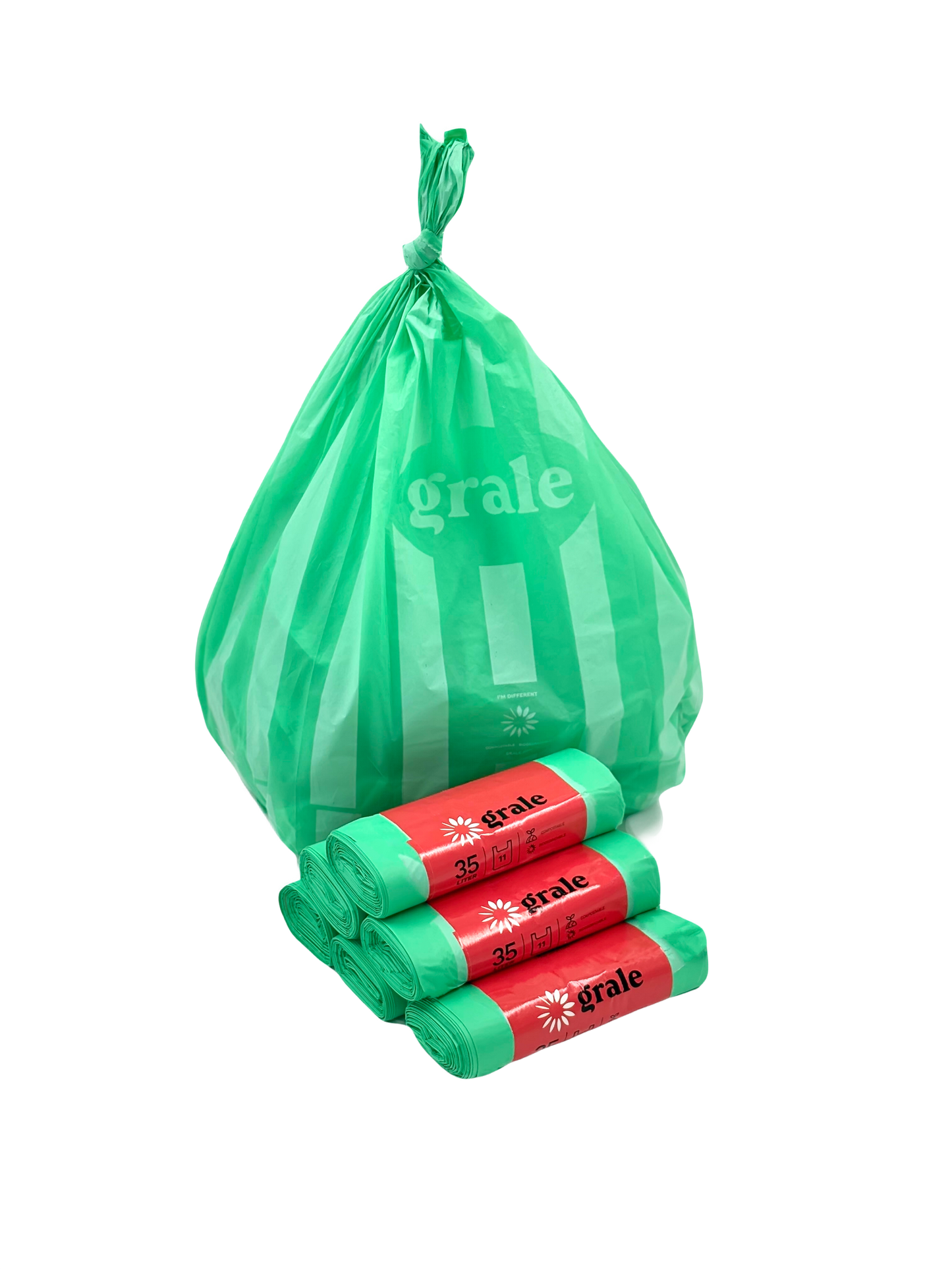 Miljövänliga avfallspåsar 35L — Solo